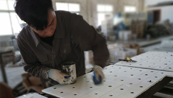 耐磨陶瓷鋼件復合板施工